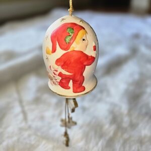 Vintage JASCO Christmas Boy With Dog And Star Bell